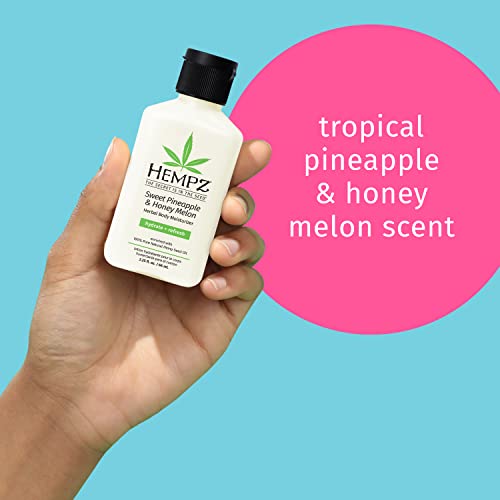 Hempz 3065738 Sweet Pineapple & Honey Melon Moisturizing Skin Lotion, Hemp Seed Herbal Body Moisturizer thumb #2