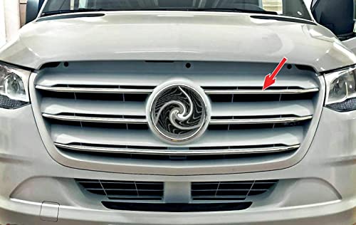 Listas de Parrilla válidas para MERCEDES SPRINTER | W907 W910 | 2018 en adelante Moldura Cromada Acero Inoxidable Embellecedor Cromo Frontal Tiras cromadas de Radiador