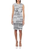 Calvin Klein Women's Dresses Dress, Black Cream, 10