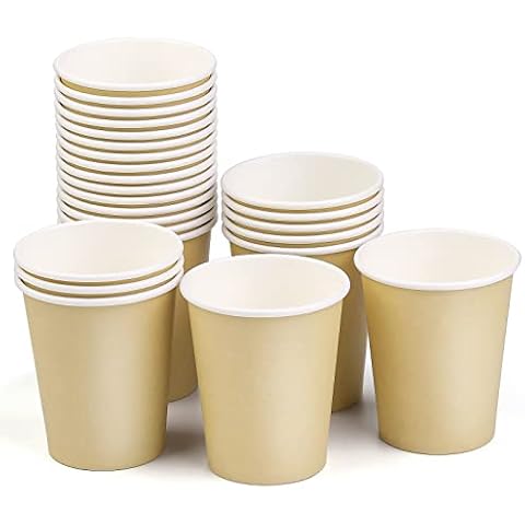 MASPHY 240 ml 8 oz Einweg-Pappbecher Cover