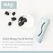 Subo Baby Food Bottle Starter Set | No Mess Baby Toddler Self Feeder | Squeeze Free Design for Purees, Smoothies, Yogurt, Oatmeal, or Thickened Liquids | Reusable Silicone Washable Cup (Duck Egg Blue)