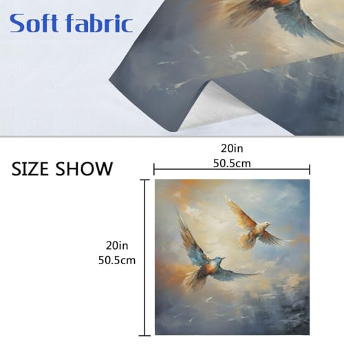 Servilletas de Tela Multicolor Set x6 20 x 20 in miniatura 6