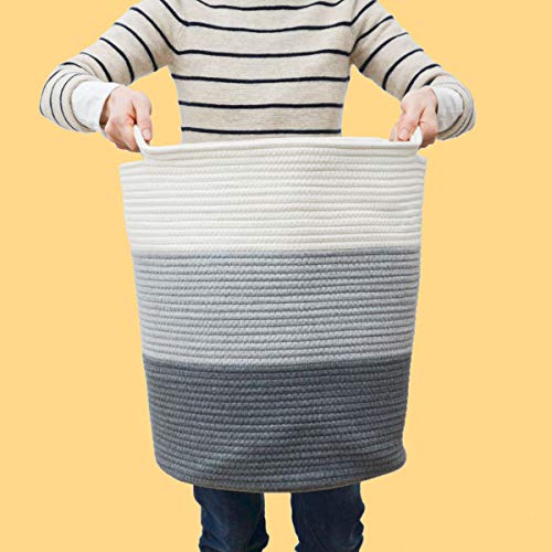 DuneDesign Ø38x46 Cesto in Corda di Cotone 50L