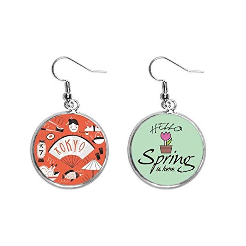 Pendientes de Geisha Japón ideales para tus paseos de primavera y cenas temáticas de Tokyo