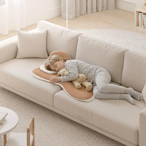 FLORICH 2 in1 Truck Seat Cushion and Lumbar Support Pillow Memory Foam Car Seat Cushion with Adjustable Strap for Truck Driver Long Drives, Fits Semi Truck Seat,Car,Office&Gaming Chair(Brown) by FLORICH - Used condition - Image 9