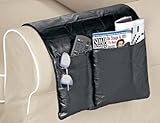 Genuine Leather Chair and Sofa Arm Caddy Organizer.