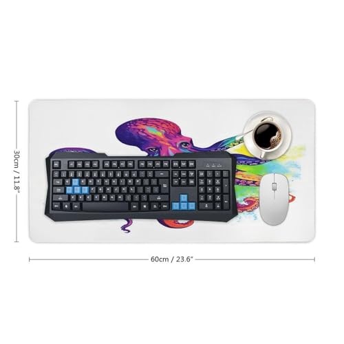 Colorful Octopus Desk Pad con Base Antideslizante Grande miniatura 2