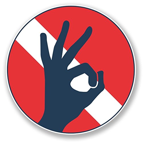 2 x 10cm/100 mm Immersioni subacquee Vinile