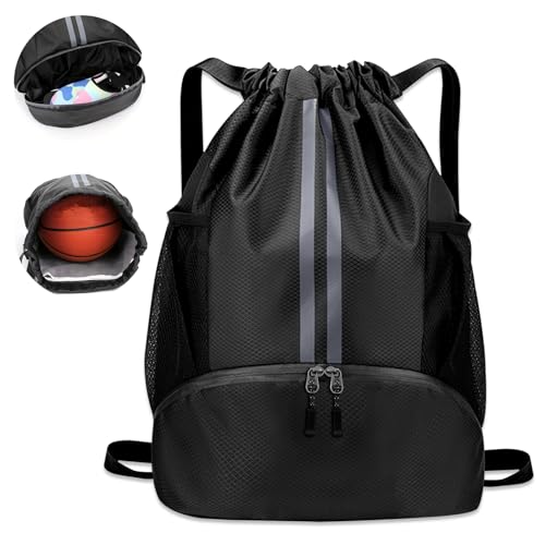 TPVUPC Sacca Sportiva Palestra con Coulisse, Zaino Sportivo Uomo, Borsa con Coulisse, Sacca con...
