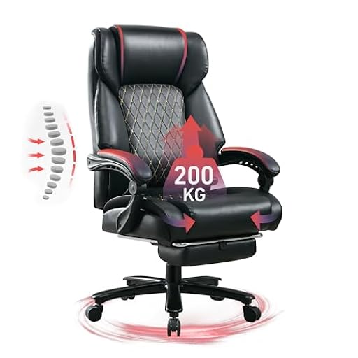 BRTHORY Silla oficina Ejecutiva Con Soporte Lumbar para Dolor de Espalda Silla Escritorio Ergonómica Respaldo Alto, Acolchado Grueso, Base de Metal Fuerte, Ruedas Silenciosas, 200KG Capacidad de Carga | Ya disponible en tu tienda friki favorita! En mundofriki.es!