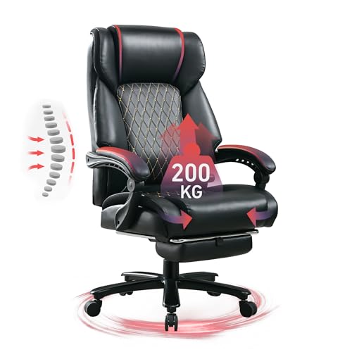 BRTHORY Silla oficina Ejecutiva Con Soporte Lumbar para Dolor de