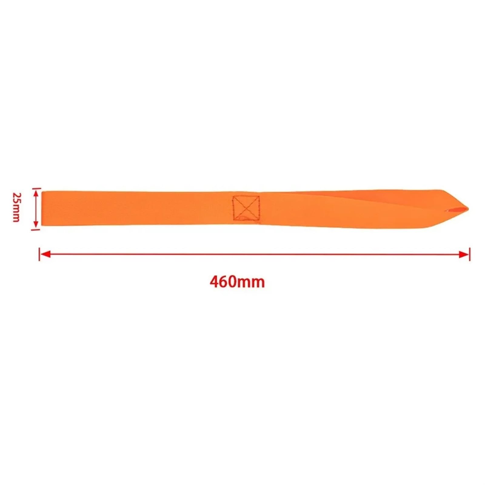 Correas de Trinquete Resistentes 8 Uds Correas de Amarre de Bucle Suave trinquete Remolque Carga ATV Motocicleta Motocross Motobike 46x2,5x0,2 cm Correas de Amarre de poliéster(Orange)
