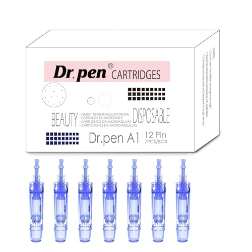 Cartouches Dr. Pen A1 rechange 12 broches aiguilles stériles visage