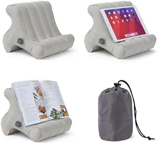 Travel Pad | Inflatable Ipad Holder - Ipad Stand For Bed, Tablet Holder For Bed Ipad Cushion Stand, Book Holder, Tablet Stand, Ipad Holder Stand, Ipad Accessories, Tablet Stand For Bed