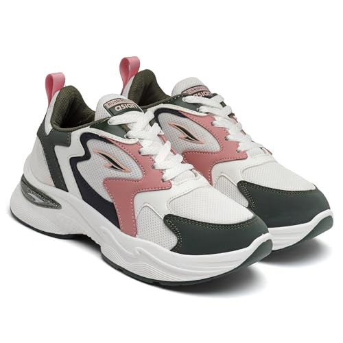Image of ASIAN Aroma-02 Women's Chunky Sneakers | Lightweight Memory Foam Cushioning | Breathable Mesh Upper | Stylish Thick-Sole Casual Shoes