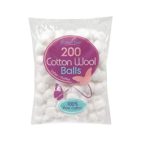 COTTON TREE® 100% Pure Cotton, Super Soft, Pack of 200 Cover