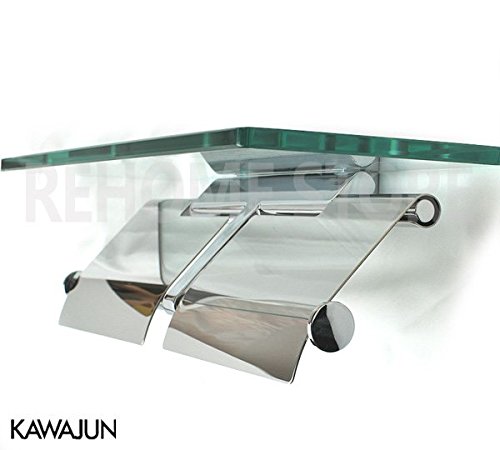 Amazon.co.jp: KAWAJUN カワジュン ペーパーホルダー（紙巻器） ガラス 