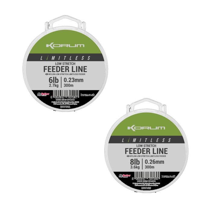 Korum Limitless Feeder Line 300m (10lb)