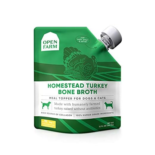 Open Farm Bone Broth, Food Topper for Both Dogs and Cats with Responsibly Sourced Meat and Superfoods Without Artificial Flavors or Preservatives, 12oz