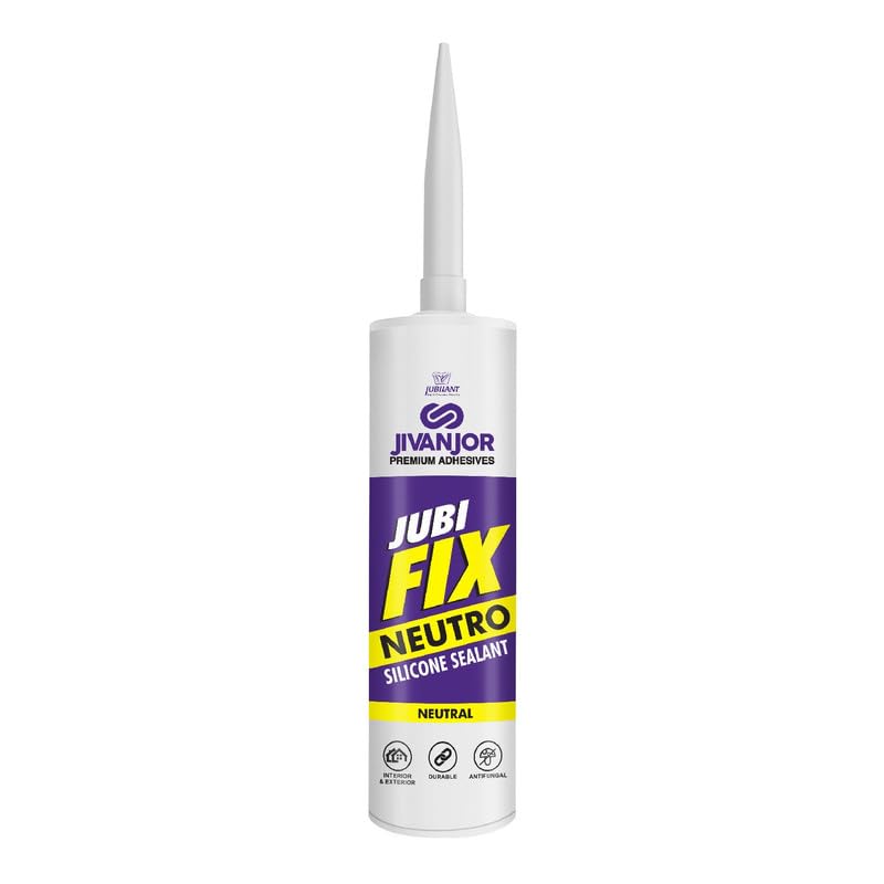 Jivanjor JubiFix Neutro CLEAR, Silicone Sealant for bonding construction materials | 280 ML (B0D37HT1G6) Amazon Price History, Amazon Price Tracker