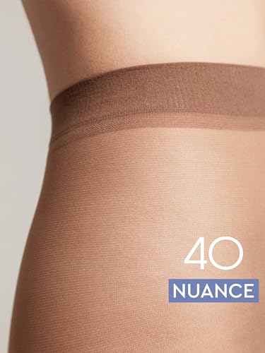 Image of Conte Tights Control Top Semi Opaque Pantyhose Silky Matte Effect Nuance 40 Den