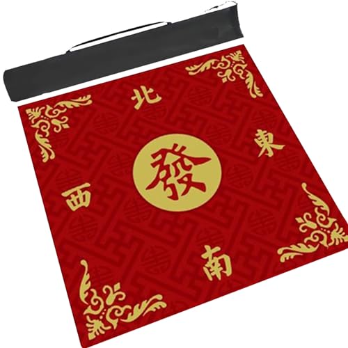 Tapete antideslizante para mesa de mahjong 60x60 cm miniatura 1