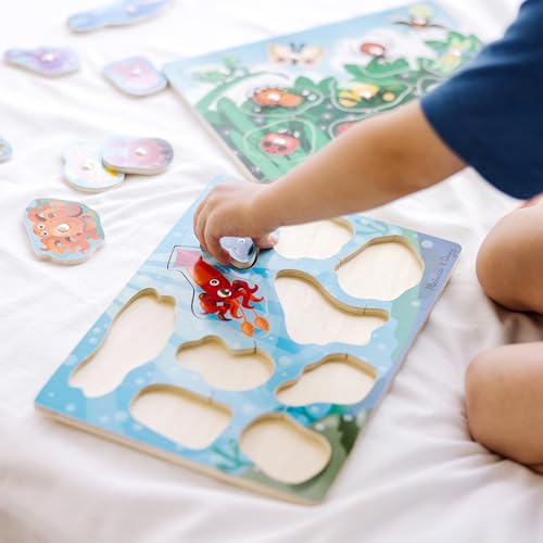 Melissa & Doug Magnetic Wooden Puzzle Game Set: Fishing and Bug Catching - image 7