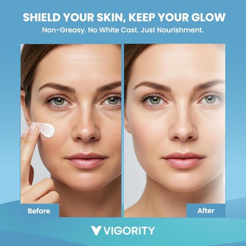 Image of Vigority Tallow Sunscreen SPF 30 for Face & Body - Natural Grass-Fed Beef Tallow, Non-Nano Zinc Oxide - Moisturizing Mineral Sunblock, Non-Greasy & Non-Toxic, Reef Safe for Adults & Kids (3.4 oz)