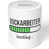 JUNIWORDS Spardose Sparbüchse, Dockarbeiter Loading (6192585)