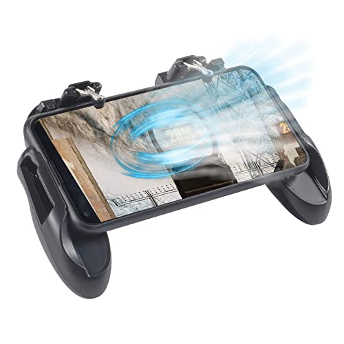 Forhome Gamepad Android, Mando Para Movil, Mandos Para Movil, Disparador de 4.7 a 6.5 Pulgadas de Teléfonos Móviles con Ventilador de Enfriamiento, Mango de Metal