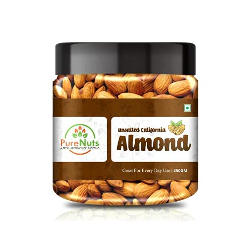 Image of Pure Nuts Dry Fruits Combo Pack - (250g*4 Eacj Jar) 1kg (Almonds Cashews Pistachios Raisins) - All Premium.