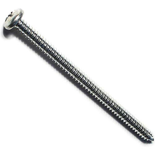Hard-to-Find Fastener 014973299101 Phillips Pan Sheet Metal Screws, 14 x 4, Piece-100