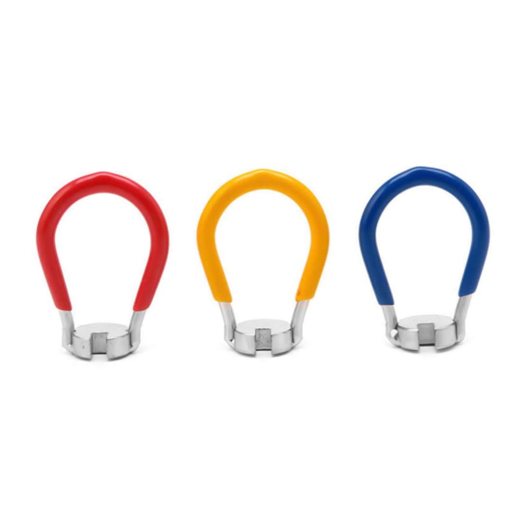 Jorzer Bike Spoke Wrench Bike Wheel Spokes Key Repair Kit Spanner Steel Wire Adjusting Tools Colorful 3PCS,Sports