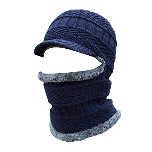 Set de invierno tejido con gorro, bufanda y guantes táctiles miniatura 1