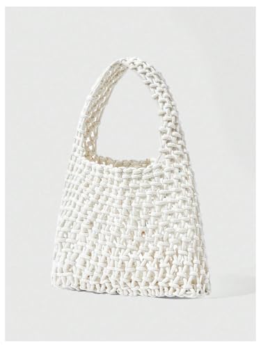 Bolso Tote de Crochet con Cadena Estrella de Mar para Mujer miniatura 3