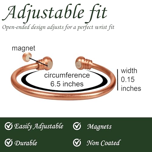 Touchstone Handcrafted By Indian Skilled Artisans Durable High Gauge Copper Hand Twisted Pipe Bracelet In Natural Tone.3