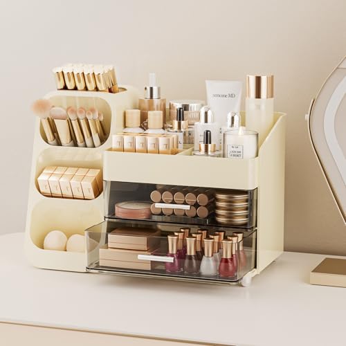 Delamu Makeup Organizer with Drawers for Vanity