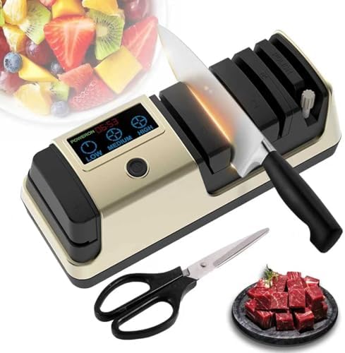 5-in-1 Electric Knife Sharpener for Kitchen Knives, Scissor Sharp...