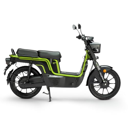 Image of Kinetic Green E-Luna X3 Pro Electric Scooter with charger - Sparkling Green - Ex-Showroom