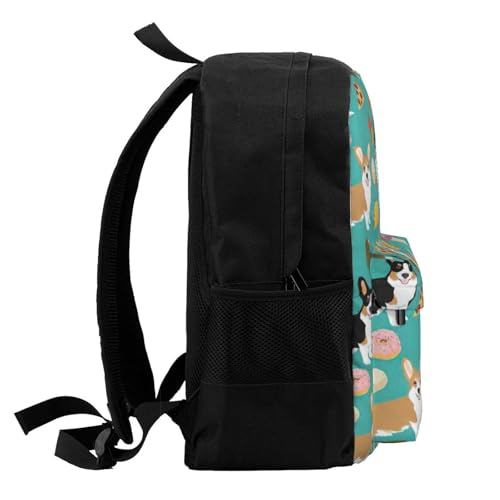 Sac à dos corgi grande capacité imperméable pour randonnée et trajets