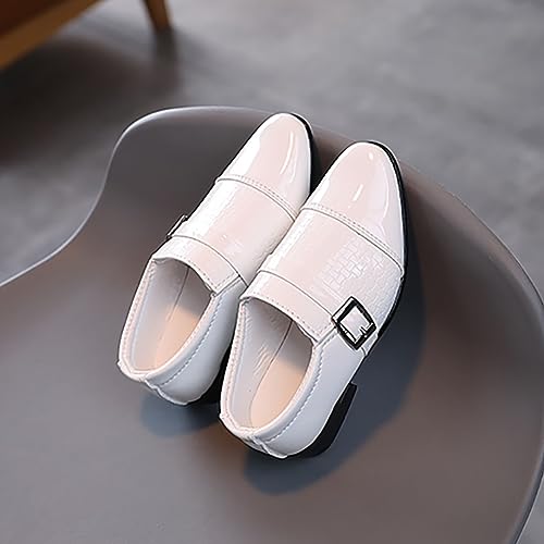 Boys Classic PU Leather School Uniform Oxfords Casual Dress Shoes Loafers Flats3