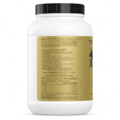 Nupro Natural Dog Supplement | Daily wellness support