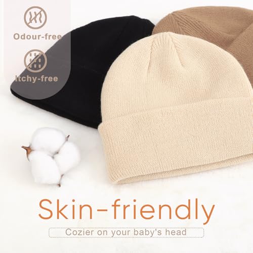 Baby Beanies Toddler Winter Hats Soft Infant Knit Hat for Baby Boys Girls Warm Caps Beanies Cold Weather3