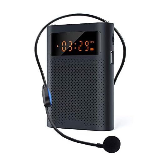 Voice Amplifier with LED Display Portable Bluetooth 30W 3200mAh Rechargeable PA System Speaker for Multiple Locations Such as Classroom, Meetings and Outdoors