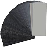 ✅【42 hojas Papel de lija Assortment】 Incluyendo 3 hojas de cada grano en 120/150/180/240/320/400/600/800/1000/1200/1500/2000/2500/3000 , satisfacer sus diferentes requisitos