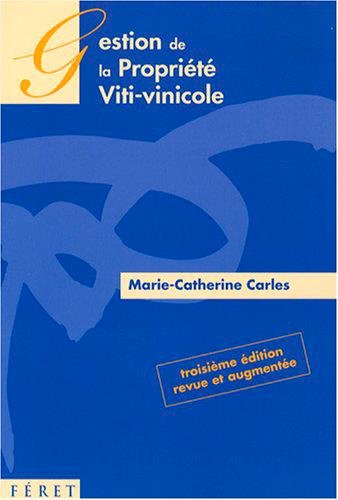 Gestion de la propriété viti-vinicole PDF
