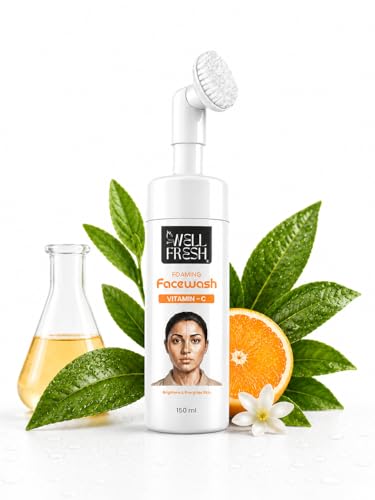 Image of Well Clear Mojo Glow Vitamin C Face Wash, Brightens & Energizes Skin, Sulphate & Paraben Free, 150ml