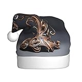 Améliorez votre look festif avec ce beau chapeau de Père Noël imprimé chandeliers de WHJSHOP de qualité supérieure, fabriqué à partir de tissu peluche 100 % polyester qui garantit des couleurs vives et durables sans décoloration. Parfait pour ajouter une touche de magie de vacances à Noël, Halloween et cérémonies annuelles.