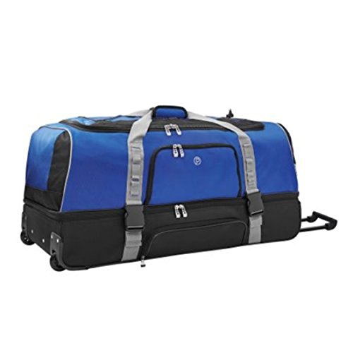 Protege Drop-Bottom Rolling Duffel with Bottom Storage Compartment 36