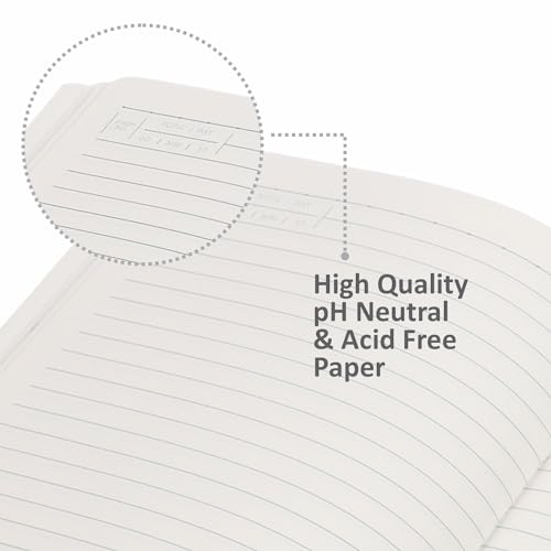 Image of Anupam Hue Journal Ruled A5 Notebook 192 Pages 80Gsm Matte Finish Flexible PVC Cover Journal for Unisex, Daily Journal Notebook for Engineering, Notes Taking & Writing in School and Office (Sky Blue)